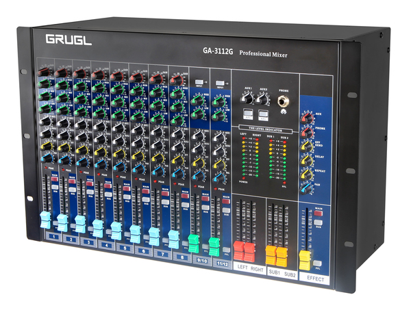 12路機架式調音臺